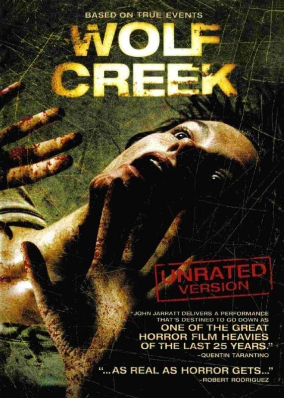Wolf Creek 2005. Australian true crime movies. 