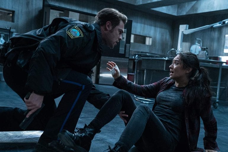 Set in a morgue, The Possession of Hannah Grace (2018) stars Grey Damon and Shay Mitchell