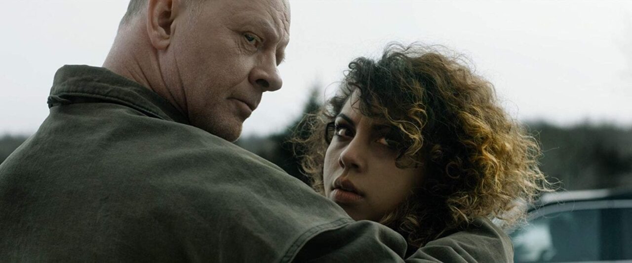 Aidan Devine and Jess Salgueiro in I'll Take Your Dead (2018)