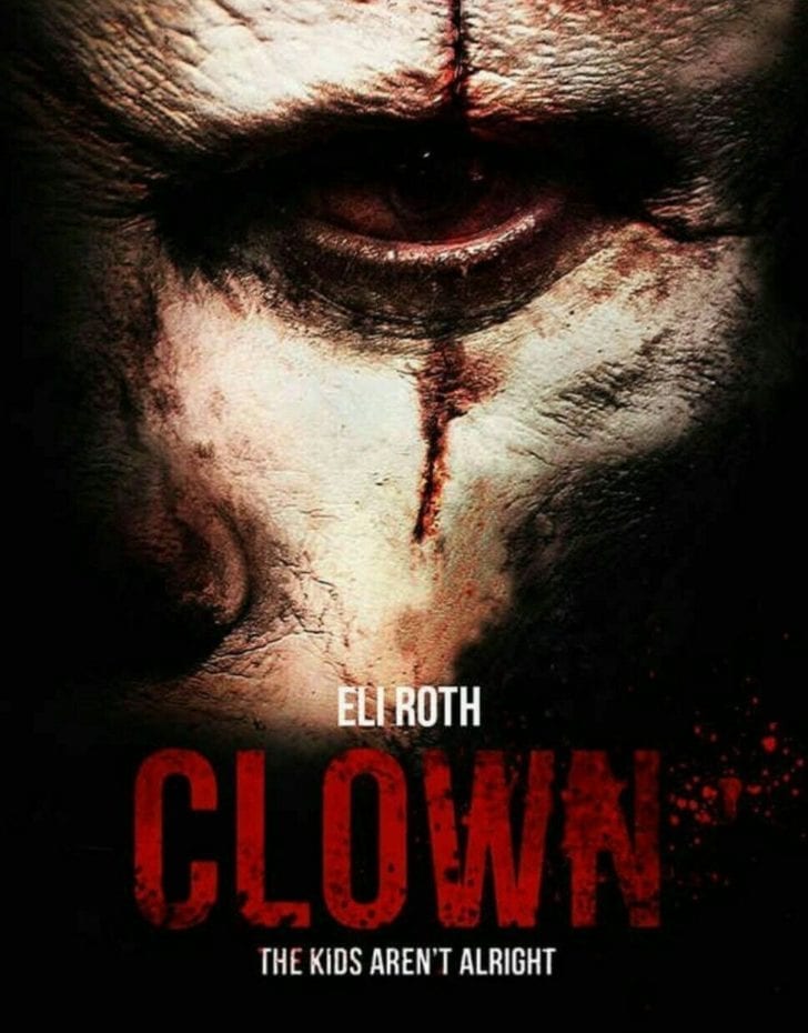 Clown 2014, a scary clown body horror movie