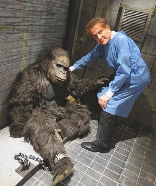 Mel Novak in Tales of Frankenstein 2018 movie still