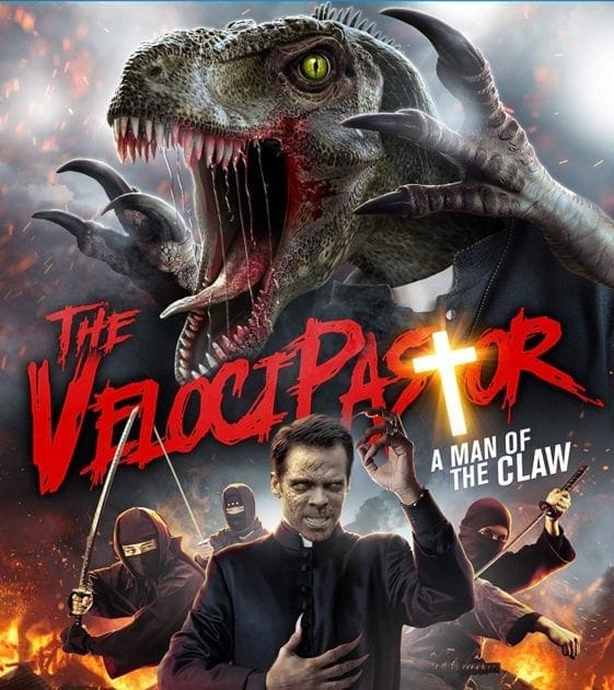 Alyssa Kempinski, Greg Cohan, and Claire Hsu in The VelociPastor