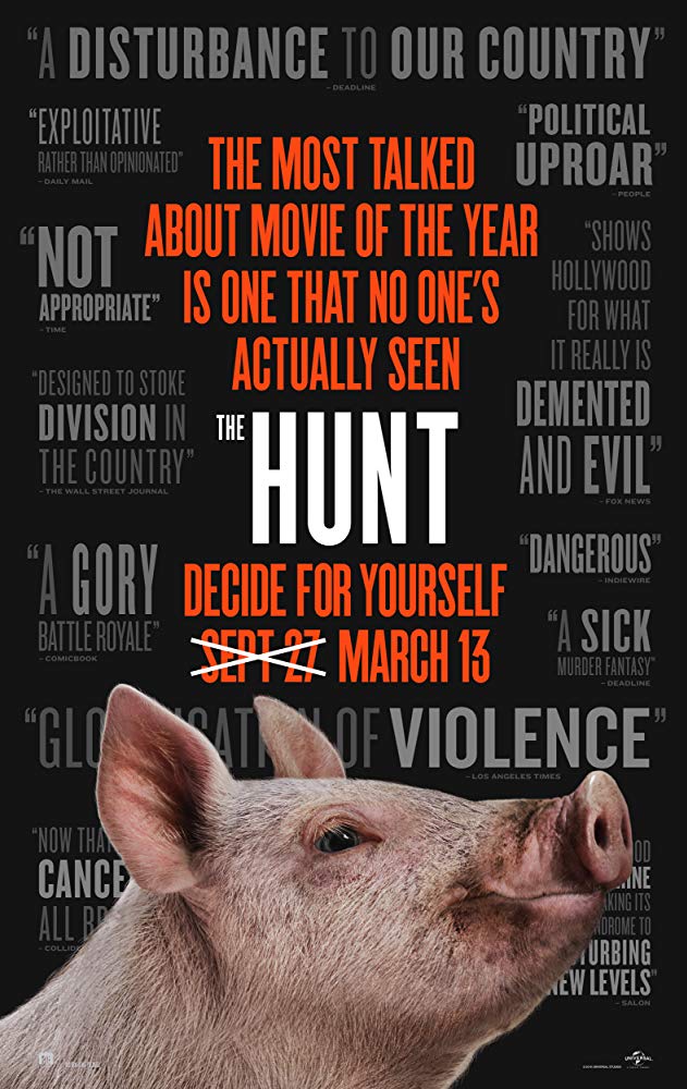 Horror movie new release on Prime Video. The Hunt review.