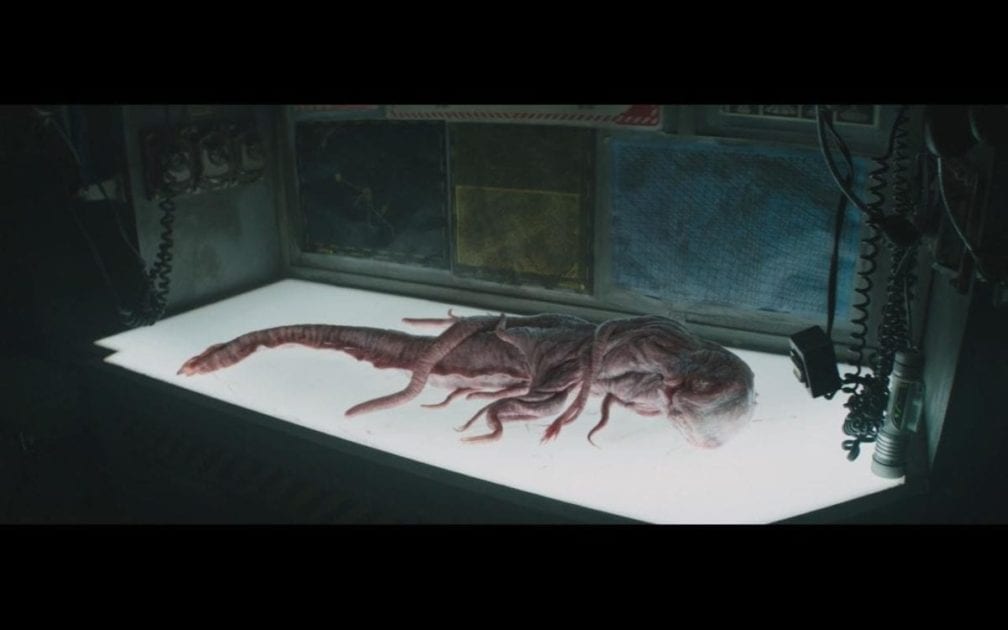 Underwater movie creature.