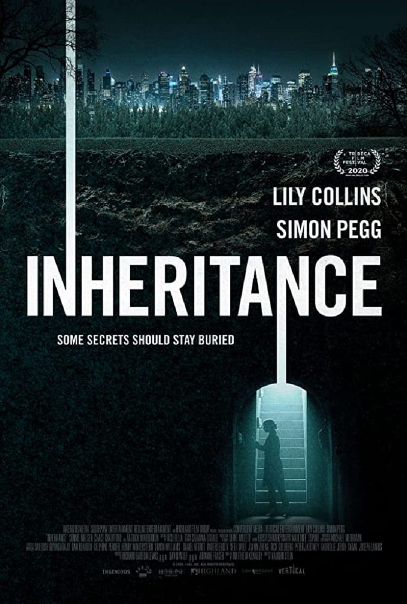 Inheritance starring Simon Pegg and Lilly Collins 2020