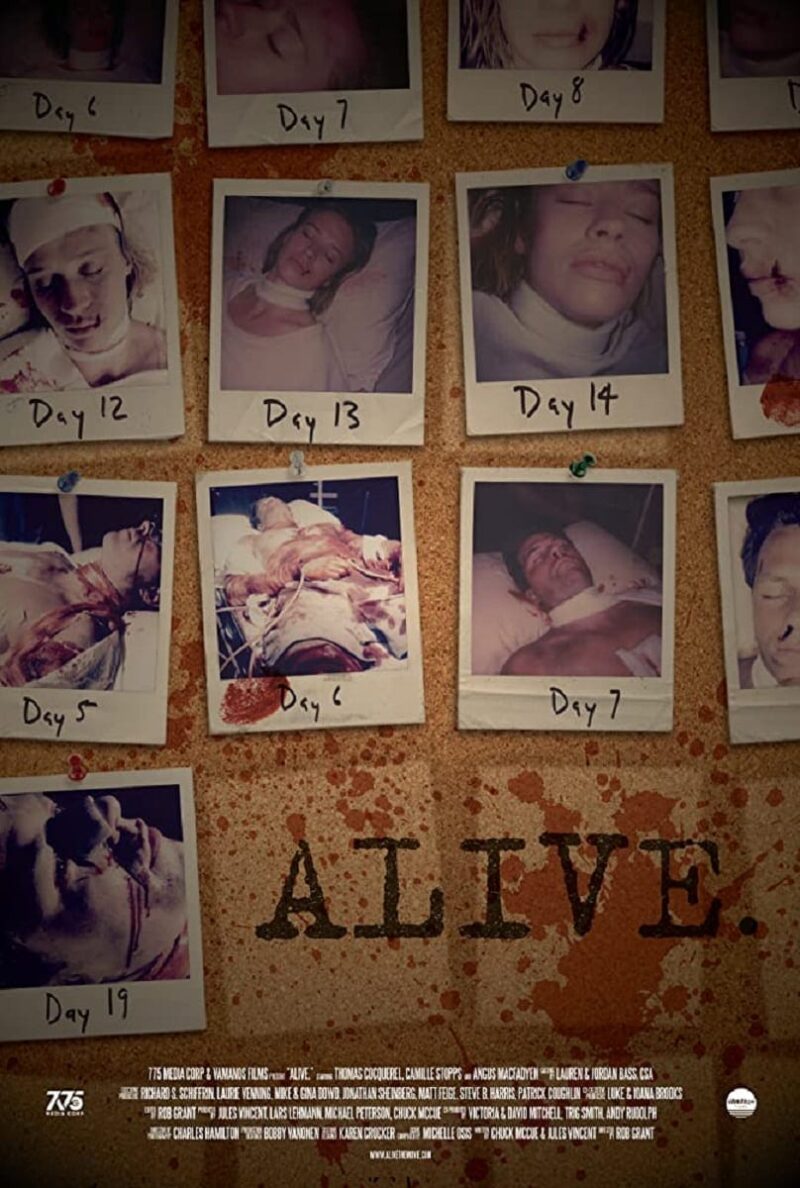 Alive poster from Cranked Up Films and Good Deed Entertainment