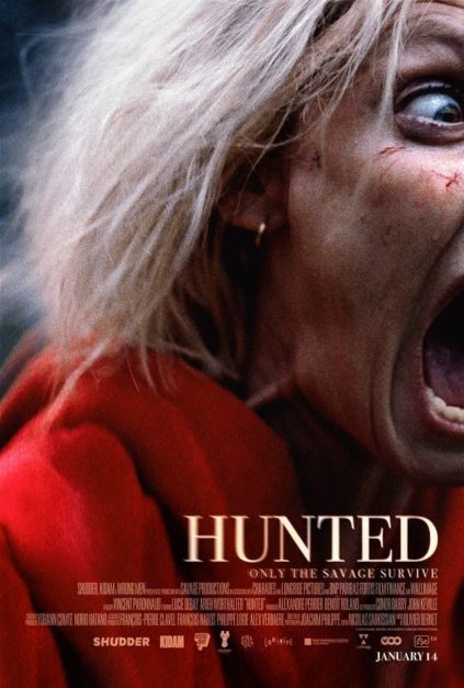 Hunted 2021 release poster horror movie