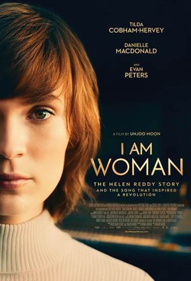 Helen Reddy played by Tilda Cobham-Hervey in I Am Woman 2020