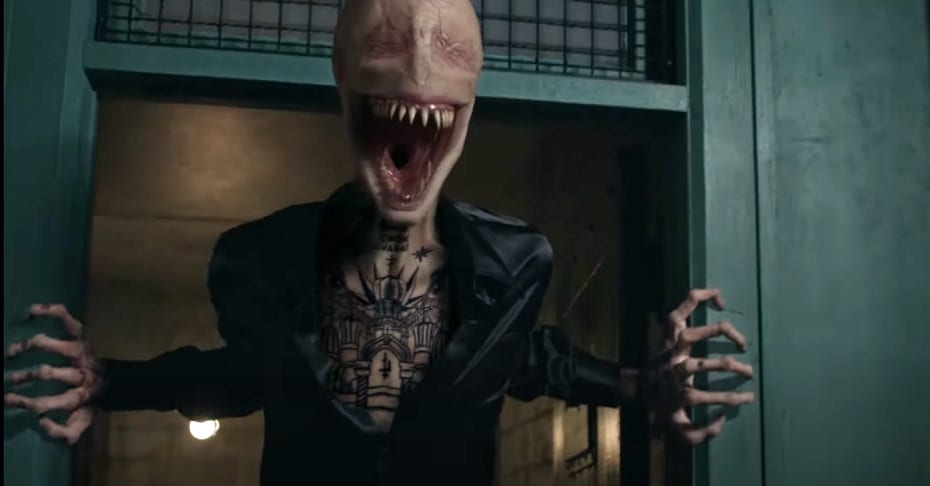 The Smiling Man played by Marylin Manson