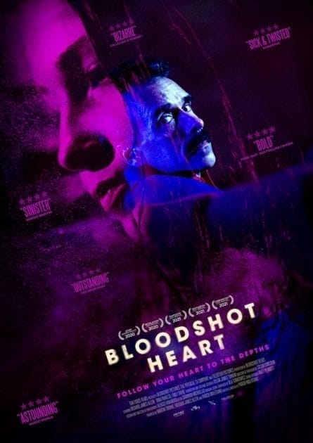 Bloodshot Heart (Poster) courtesy of Bloodshot Pictures and Fantaspoa Film Festival 2021