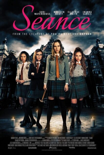 Séance 2021 horror slasher movie courtesy of Shudder and RLJE Films