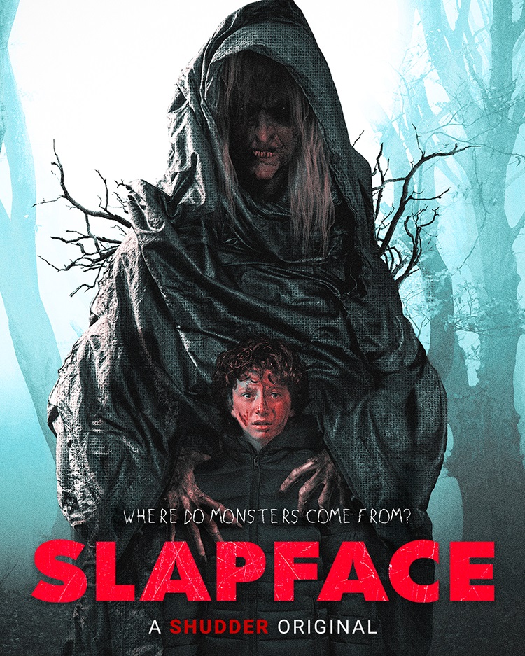 Slapface horror and thriller movie poster