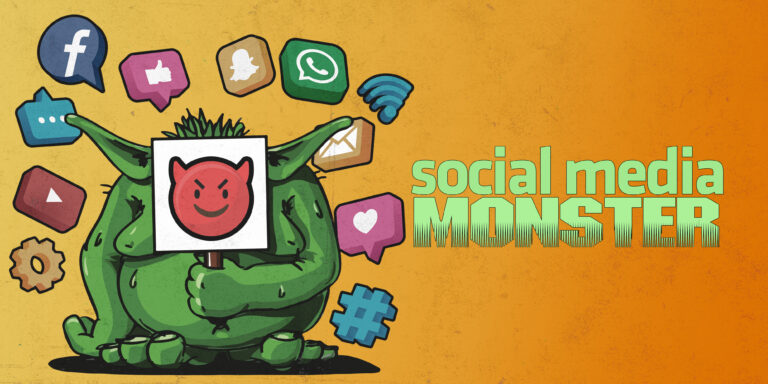 Social Media Monster, Because We All Know You Are One