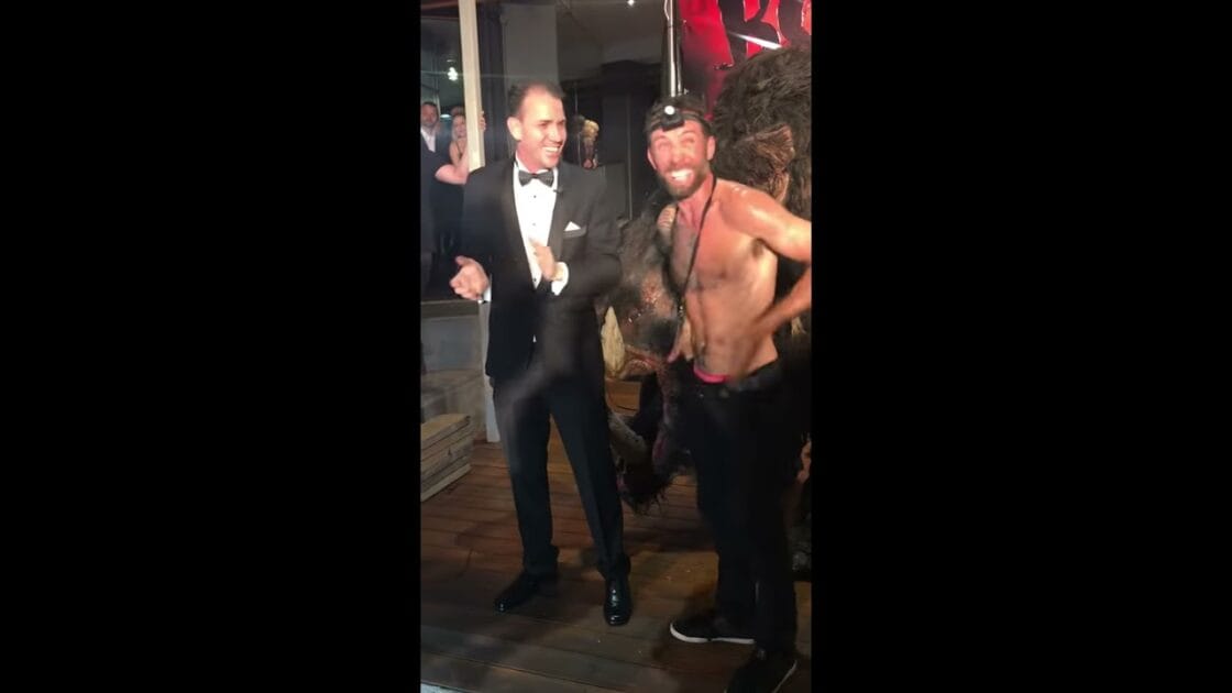 Bud Beckett at the Boar Premiere, Video HD