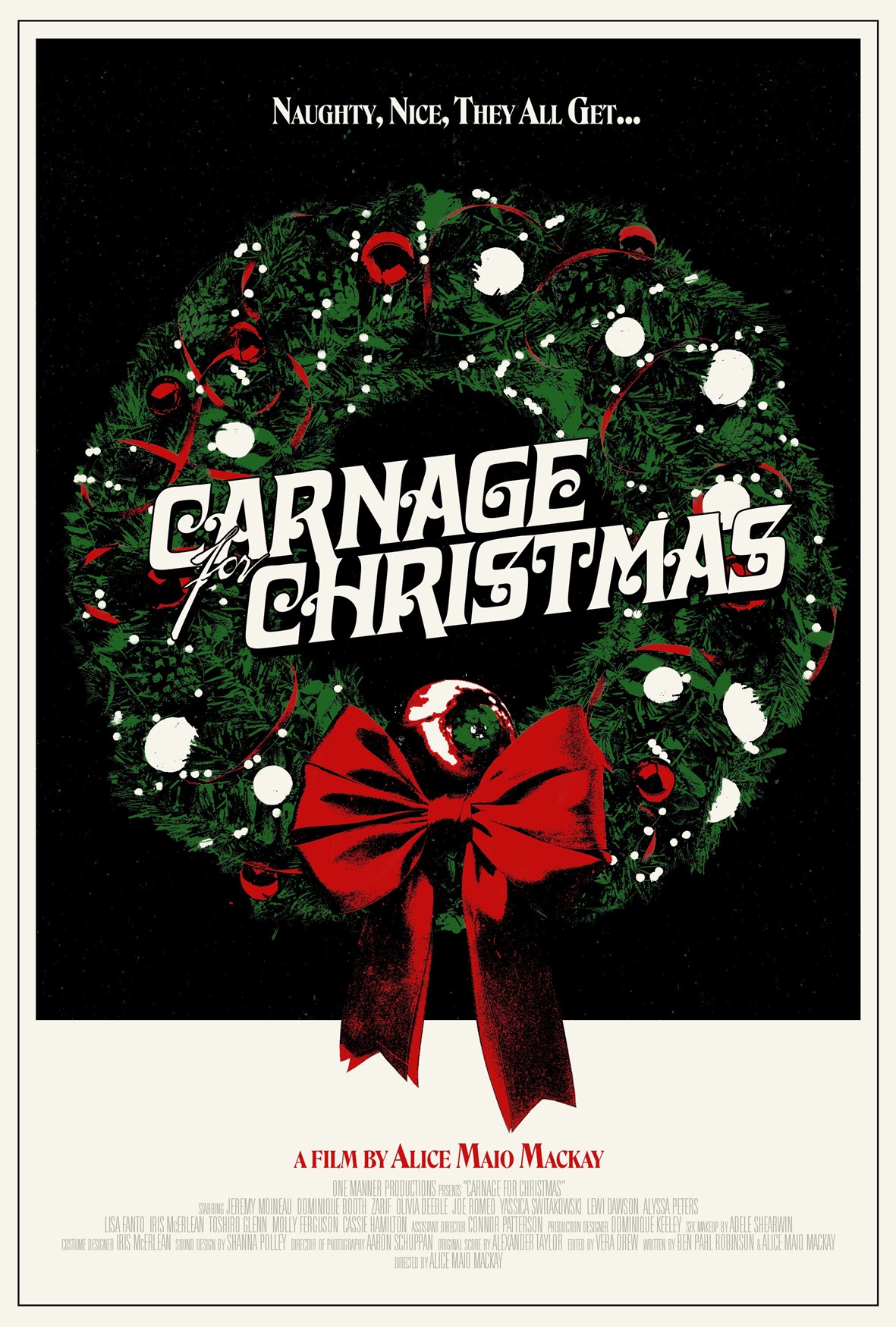 Carnage For Christmas Poster 2024 Film Review