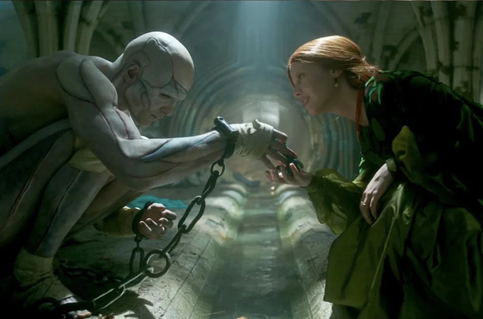 Frankenstein 2025 creature design and prosthetic makeup