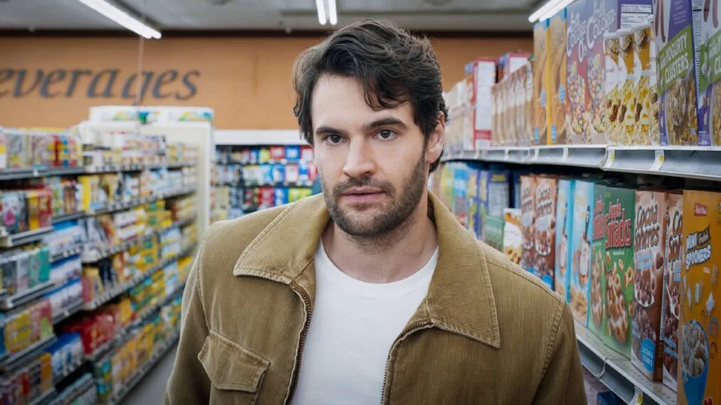 Tom Bateman as Matt in Based on a True Story, a charming plumber hiding his West Side Ripper identity behind a disarming smile