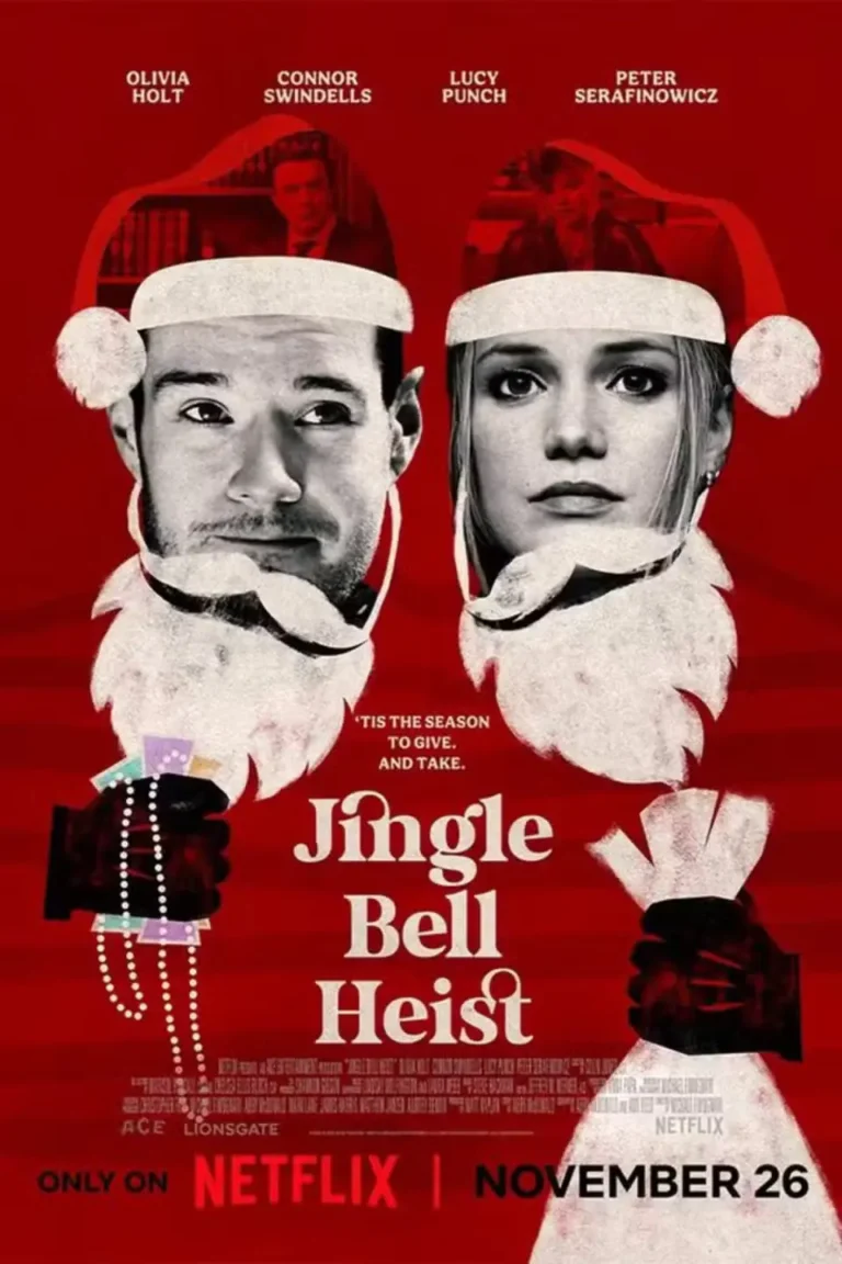 Jingle Bell Heist (2025) – Netflix’s glossy Christmas heist with Olivia Holt and Connor Swindells. Image courtesy of Netflix.