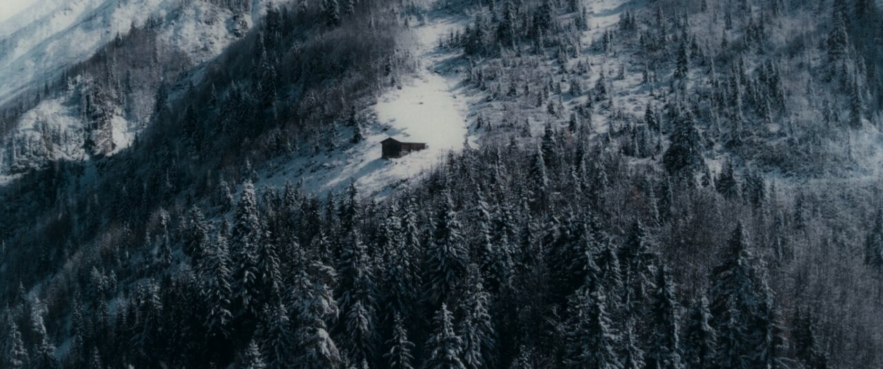 A snow covered mountain the short film Once Upon a Time in the Apocalypse
