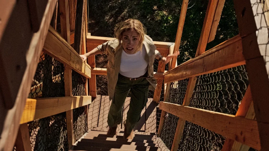 Meghan Carrasquillo delivers a compelling turn as Mel in the sci-fi thriller Lookout, which premiered on Prime Video in 2025