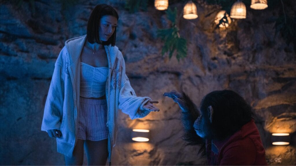 Jessica Alexander as Hannah in Johannes Roberts Primate 2026