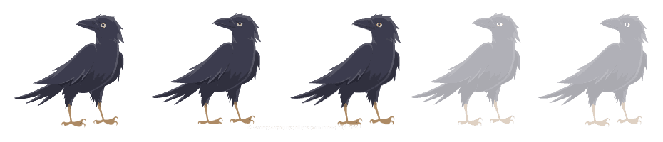 3 crows out of 5